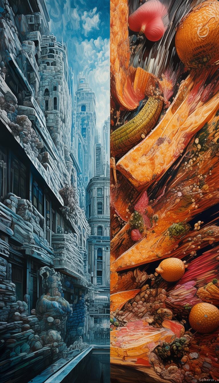 **三点透视与大场景绘画技法的对比分析**